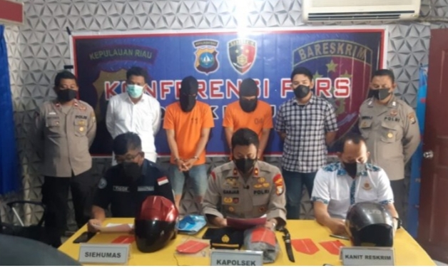Kepolisian Sektor Batu Aji Gelar Konferensi Pers Kasus Penganiayaan Berat Satpam PT. Sumber Marine Shipyard 10 IMG_20220225_065455