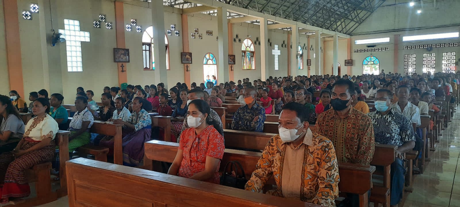 Bupati Malaka Ikuti Misa Perayaan Ekaristi Minggu Pertama Prapaskah di Paroki Santa Teresa dari Calcutta 1 IMG-20220306-WA0007