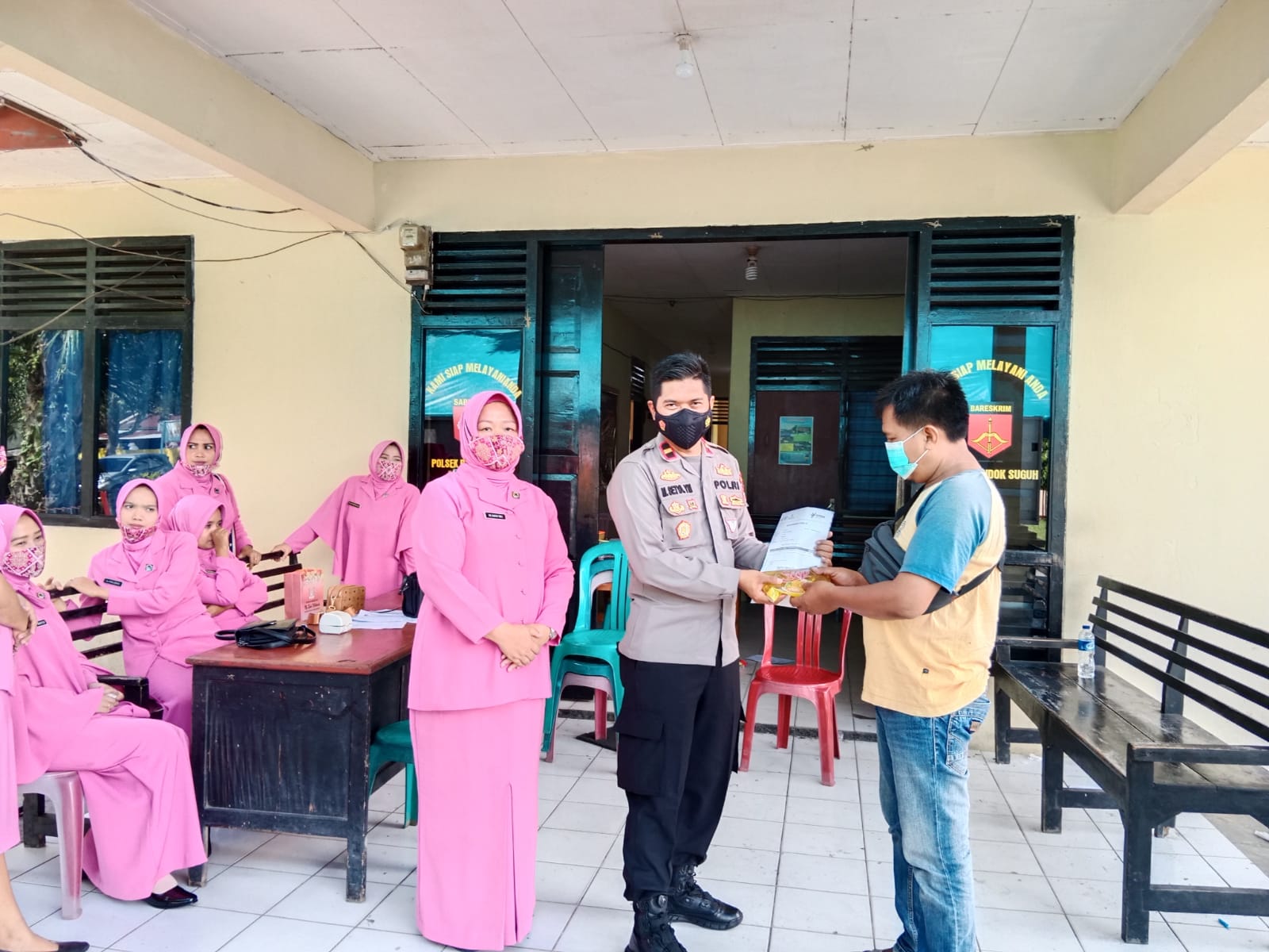Serbuan 1 Juta Vaksinasi Booster, Kolaborasi Kementrian Agama Mukomuko, Polres Mukomuko dan PCNU Mukomuko 4