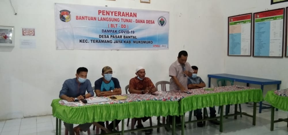 Menjelang Hari Raya Idul Fitri, Pemdes Pasar Bantal Salurkan BLT-DD tahap I, II, III kepada 84 KPM 2022 2