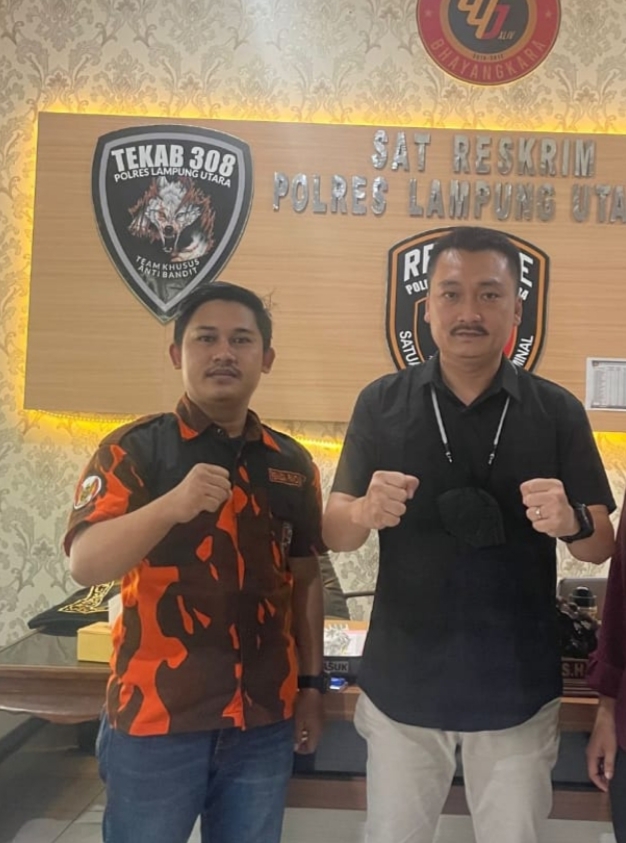 Paska OTT Di Dinas PMD, SAPMA PP Apresiasi Kinerja Polres Lampura 1 IMG-20220514-WA0146