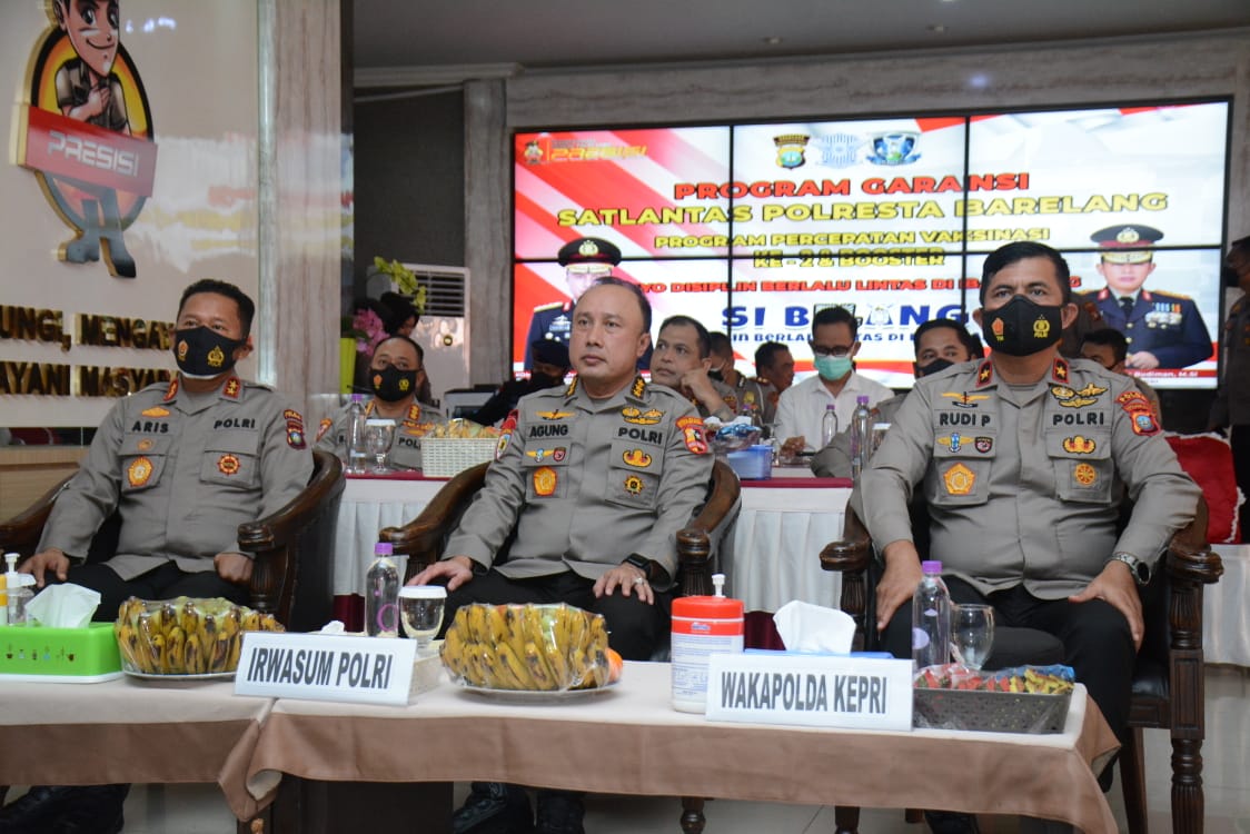 Kunjungan Kerja ke Polda Kepri, Irwasum Polri Apresiasi Pelaksanaan Aman Nusa II 1 IMG-20220520-WA0087