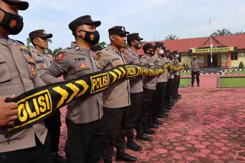 Ciptakan Situasi Kamtibmas yang Kondusif, Polres Mukomuko Gelar Latihan Penindakan Huru-Hara 4