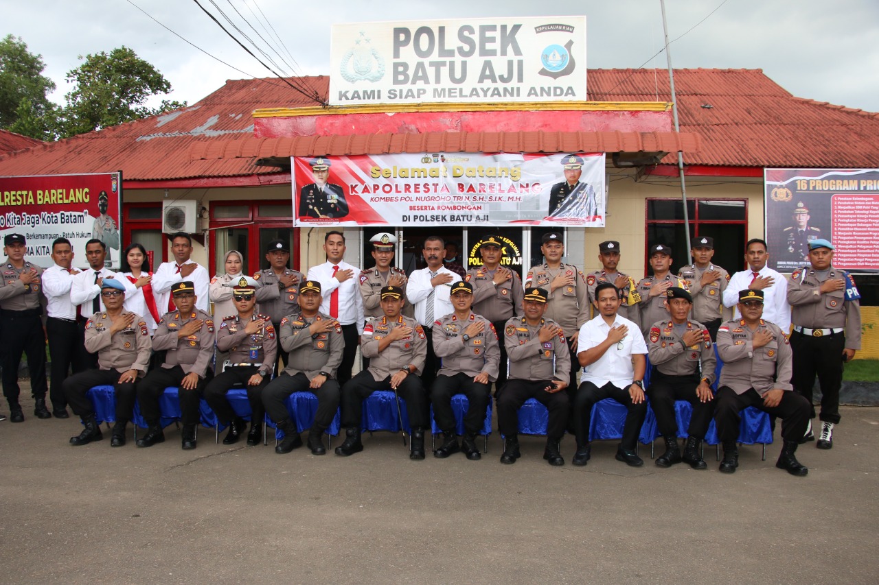 Jalin Silaturahmi dan Cek Kesiapan Personel, Kapolresta Barelang Kunjungi Polsek Jajaran 1 IMG-20220525-WA0101