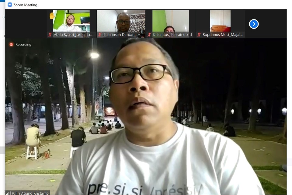 Berikan Pembekalan Pra-UKW, Paulus Tri Agung Kristanto: Wartawan Haram Hukumnya Menulis Berita Hasil Multilevel Quoting 1 dp