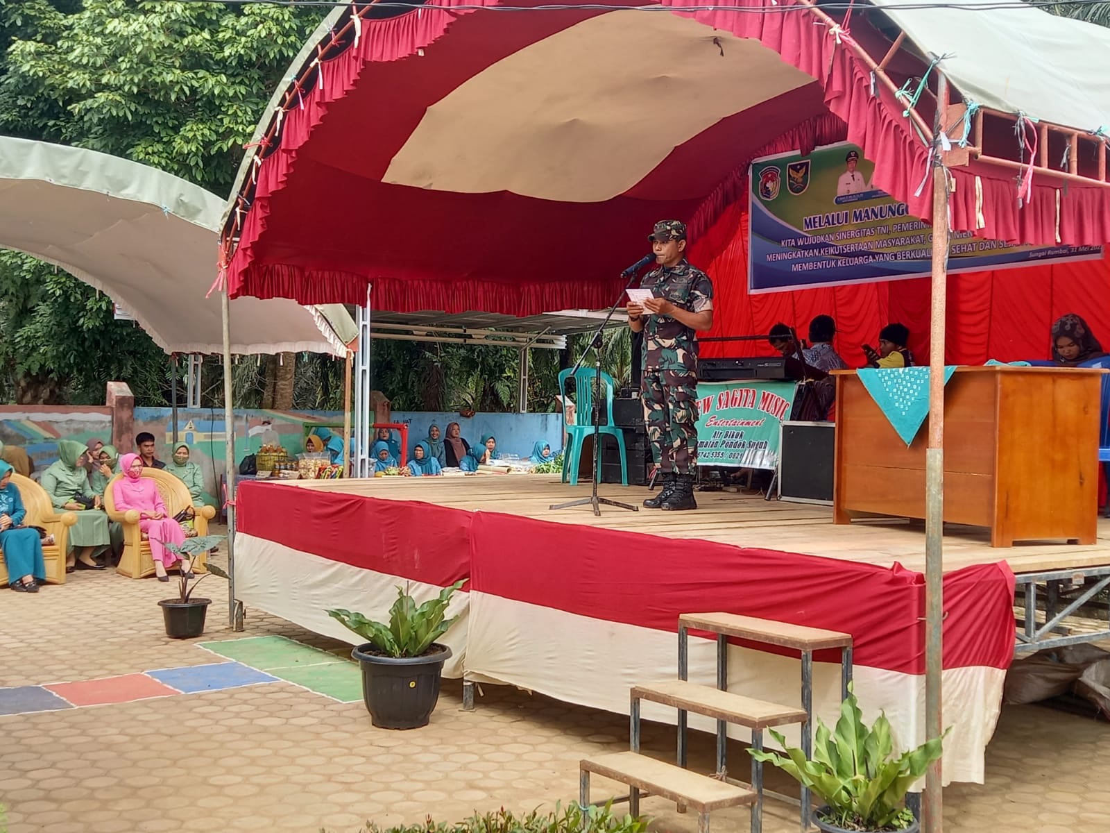 Guna Membentuk Keluarga yang Berkualitas, Sehat dan Sejahtera, Kodim 0428/MM Gelar Pelayanan KB Kesehatan 1 kb j