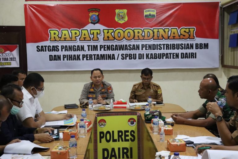 rapat bbm polres dairi