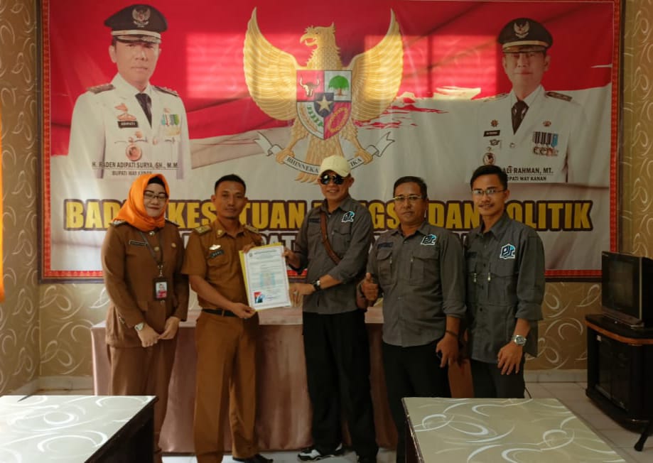 Momentum HPN, DPC Way Kanan Resmi Mendaftar ke Kesbangpol 1 IMG-20230213-WA0126