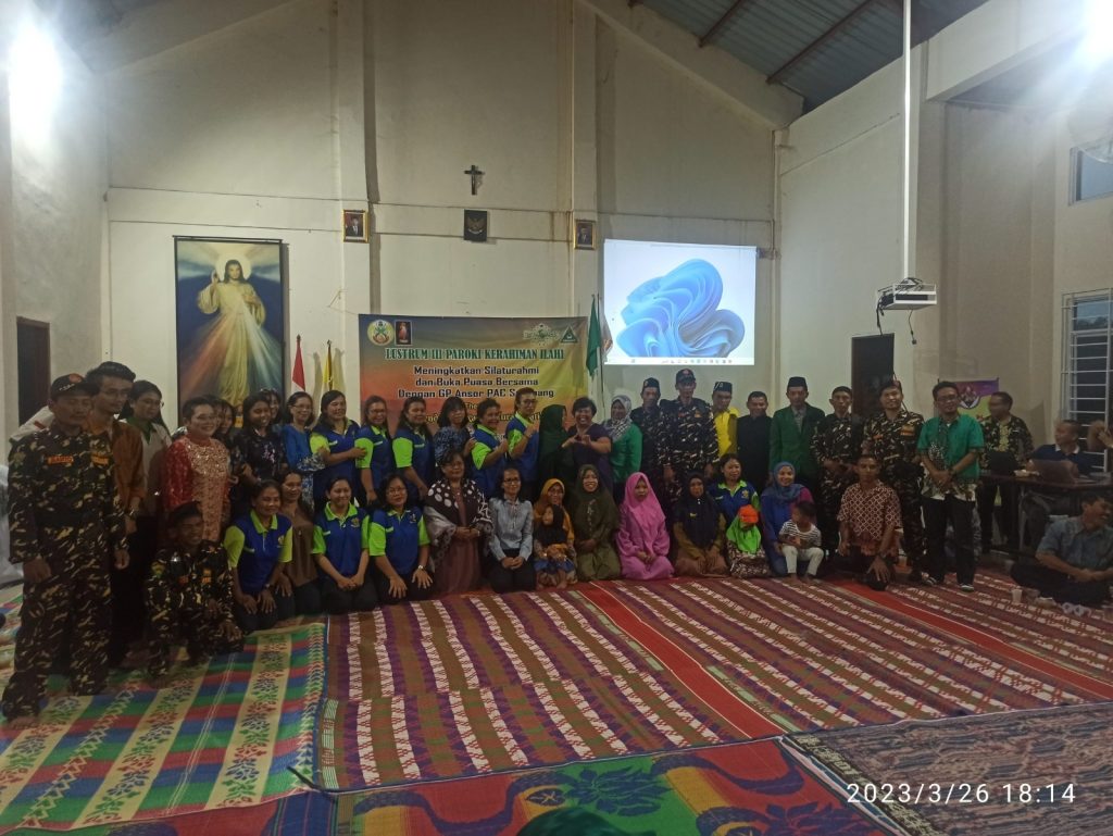 Sambut Lustrum dan Ramadhan, Gereja Katolik Tiban Adakan Buka Puasa Bersama GP Ansor 1 IMG-20230326-WA0067