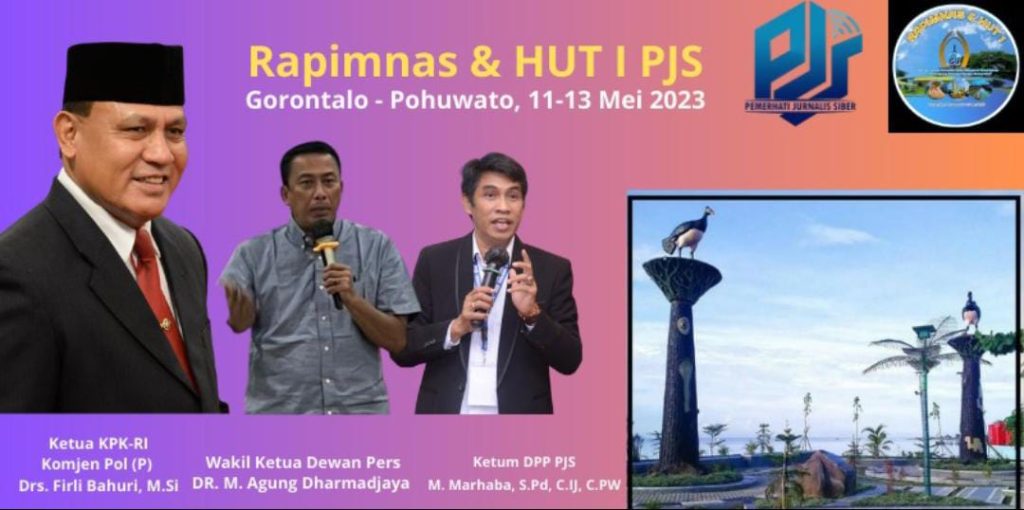 Wakil Ketua Dewan Pers Buka Rapimnas dan HUT PJS di Gorontalo 1 IMG-20230514-WA0018
