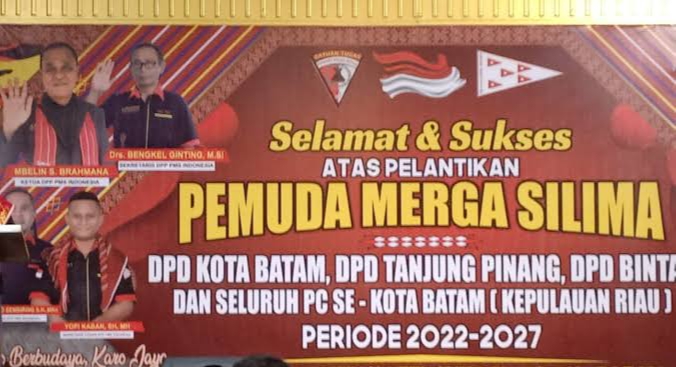 Hadiri Pelantikan PMS Batam, Nuryanto Ajak Pemuda PMS Dukung Pembangunan Batam 2