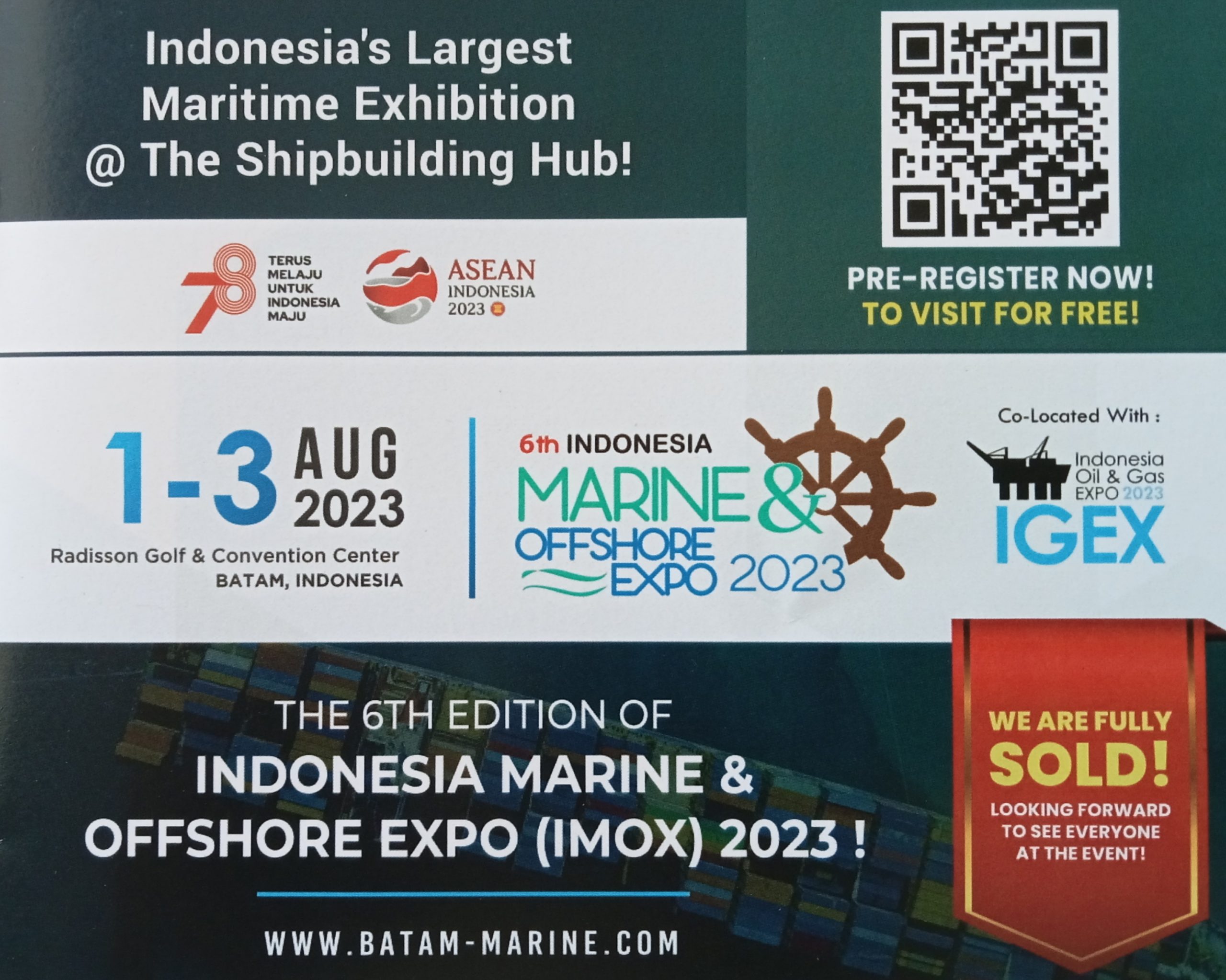 Indonesia Marine & Offshore Expo(IMOX) 2023 : Lebih Besar dan Variatif 1 IMG_20230717_173041