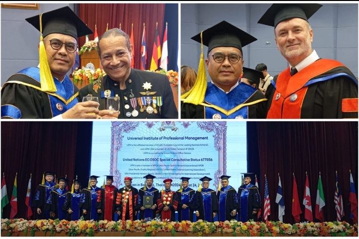 Sekretaris DPD PJS DKI Jakarta, Dianugerahi Doktor Honoris Causa dari PBB 1 1724634710266