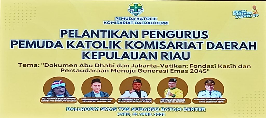 Nimrod Siahaan Resmi Memimpin Pemuda Katolik Komisariat daerah Kepri 1 IMG_20250423_200538