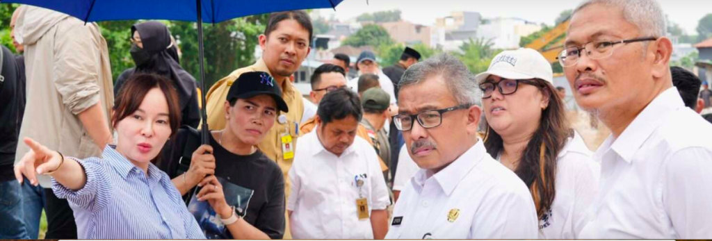 Wakil Kepala BP Batam Li Claudia Chandra Sidak Lokasi Penimbunan Sungai Permata Baloi 1 Screen Shot 2025-04-07 at 07.37.24