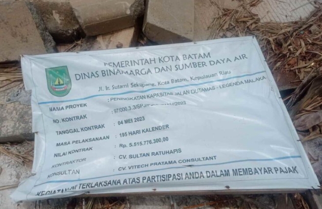 APH Diminta Menyelidiki Proyek Peningkatan Kapasitas Jalan Dutamas - Legenda Malaka 1 1747900557211