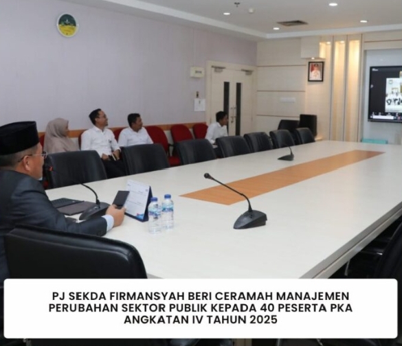 Pj Sekda Batam Isi Ceramah Manajemen Perubahan Sektor Publik dalam PKA 1 1759308779647