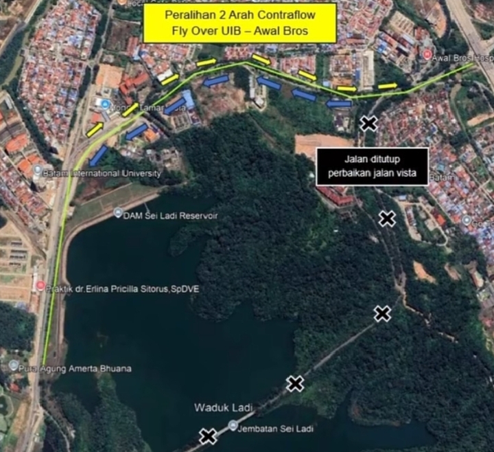 Penutupan Sementara Jl. Gajah Mada, BP Batam Lakukan Perbaikan Jalan Vista 4 1775140859065