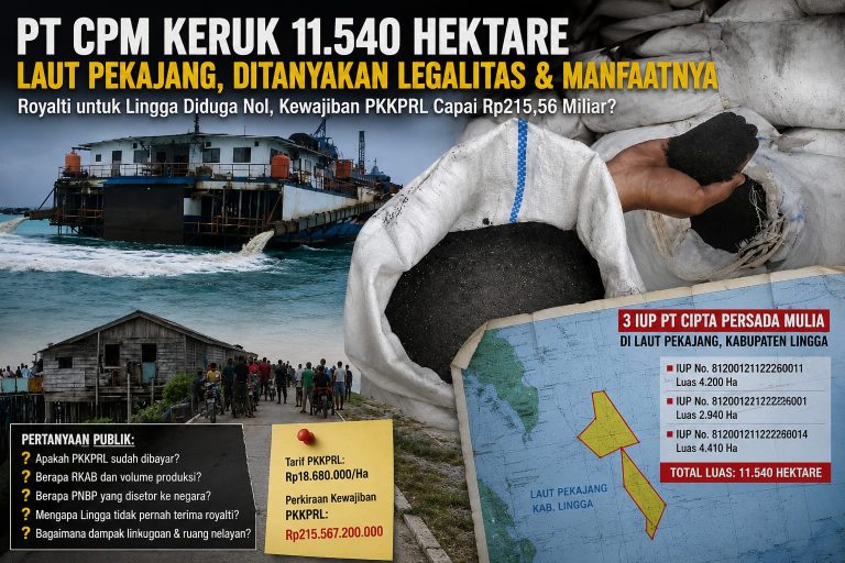Laut Pekajang Dikeruk, PKKPRL hingga DBH Minerba PT CPM Dipertanyakan 6 IMG-20260713-WA0136