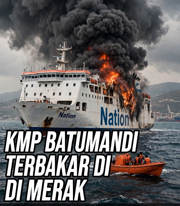 DETIK-DETIK MENCEKAM: KMP Batumandi Terbakar di Perairan Merak Cilegon 3 1792503647418